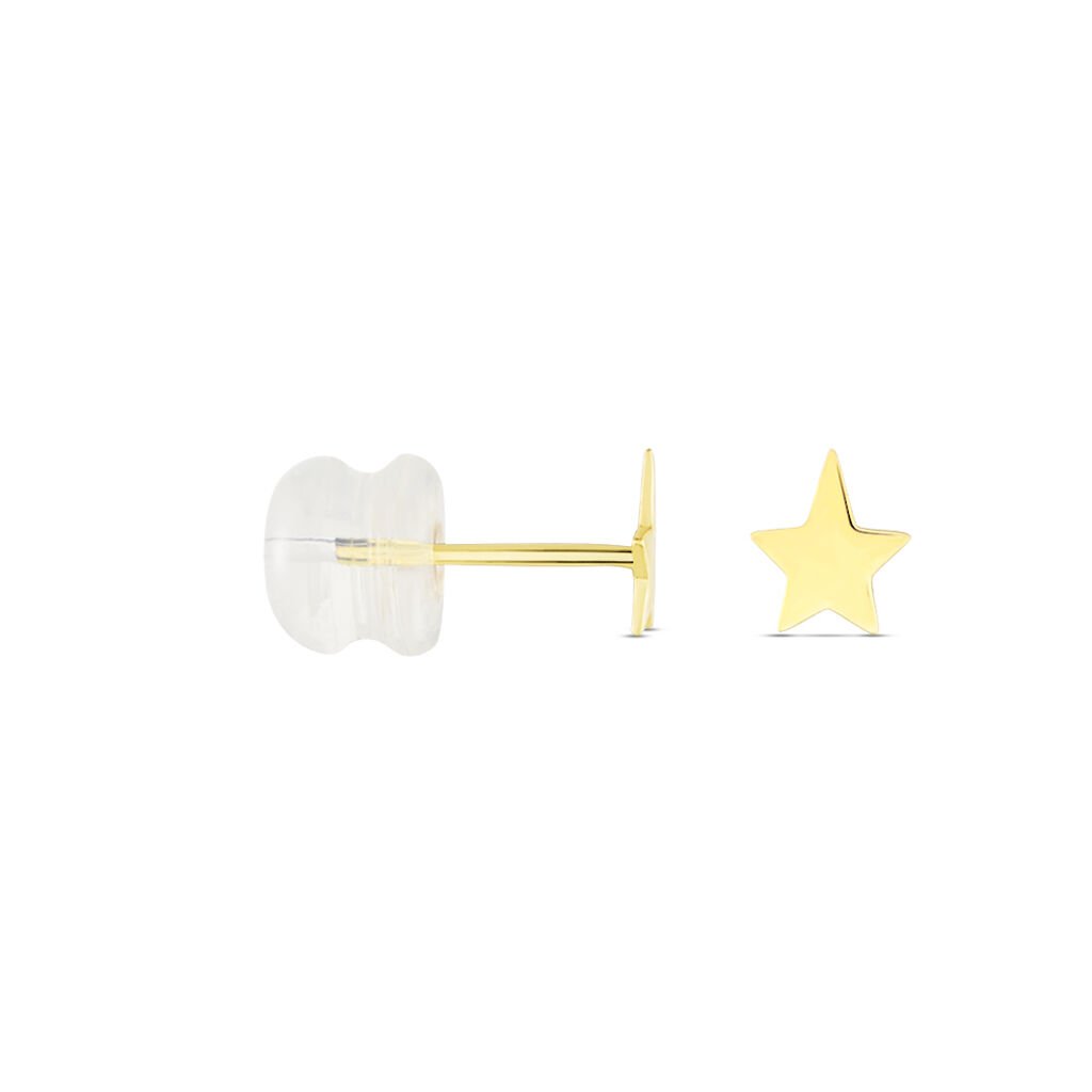 STELLA STERN 2 Damen Ohrstecker Gold 375 (9 Karat) Stern