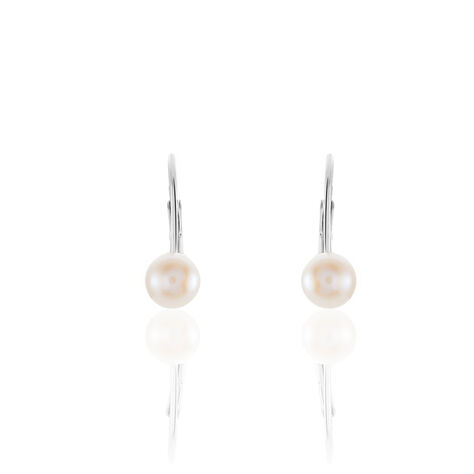 Damen Perlenohrringe Silber 925 Zuchtperlen - Ohrhänger Damen | OROVIVO