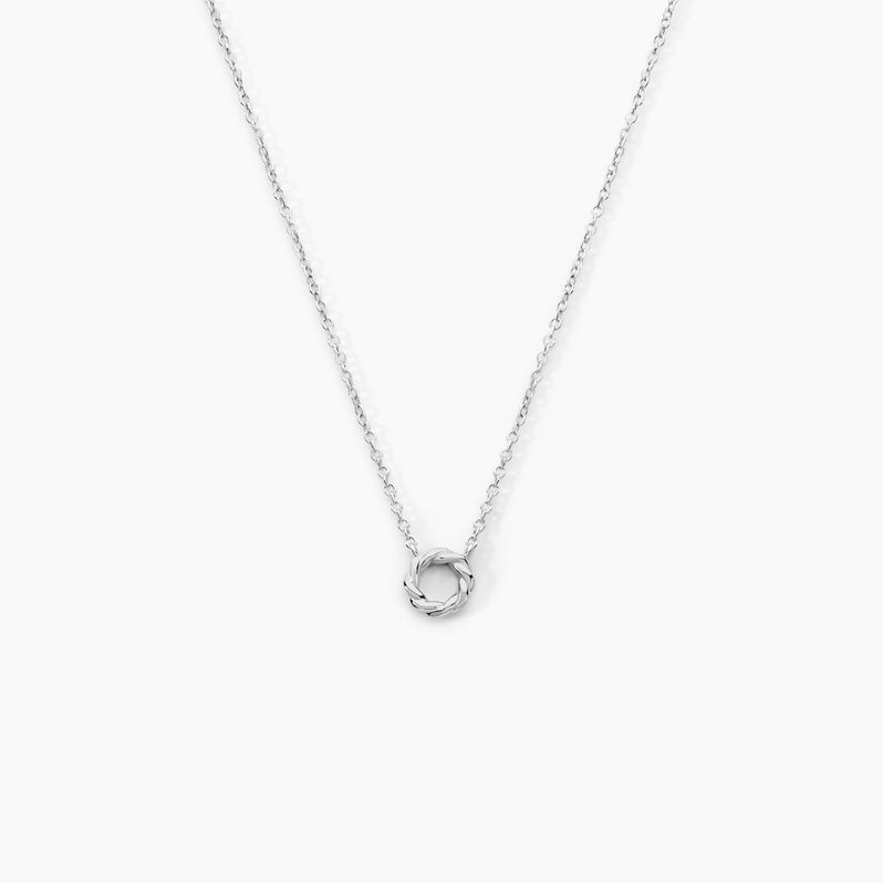 Collier Winona Argent Weiss - Spannringe Damen | OROVIVO