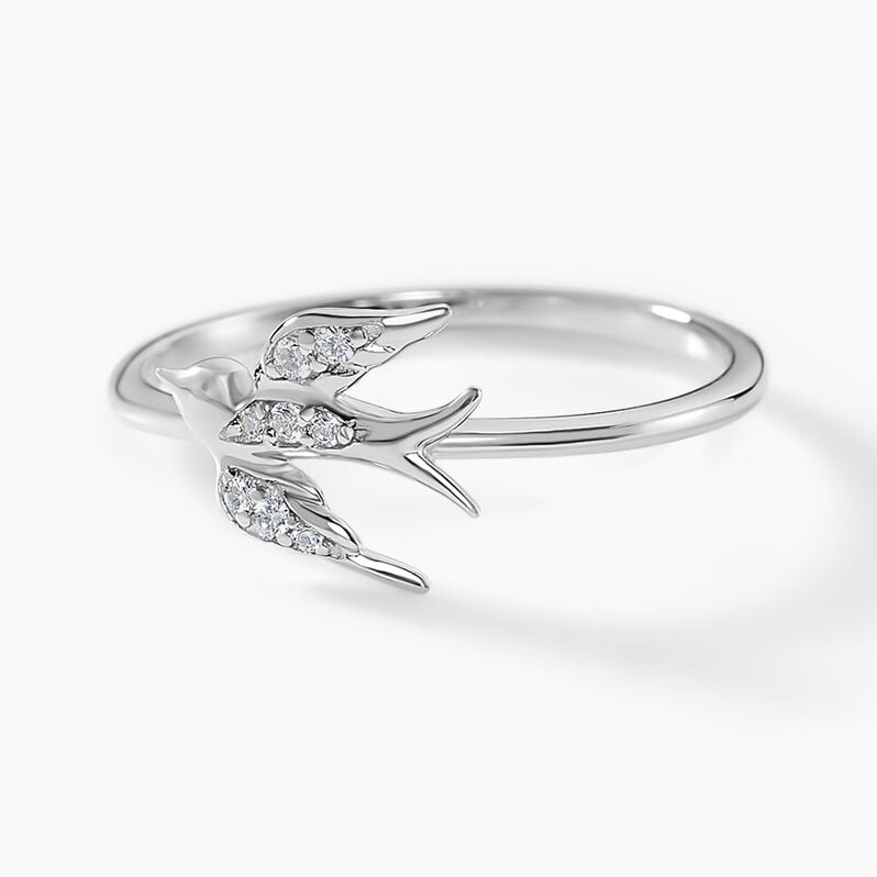 Bague Marilla Argent Weiss Oxyde De Zirconium - Spannringe Damen | OROVIVO