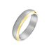  Ring Titan Bicolor Gelb/Silber   5,00mm 