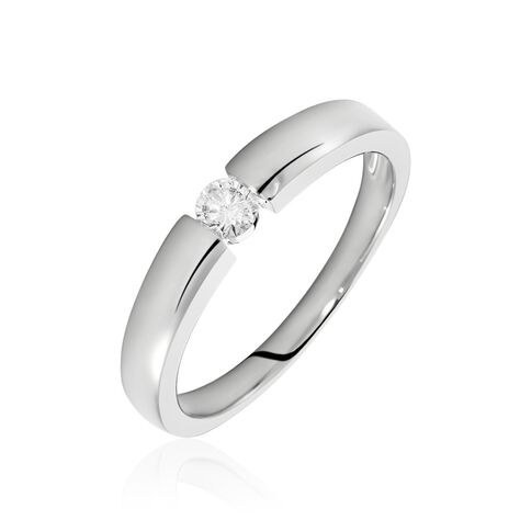 Spannring Gold 375 Diamant 0,15ct Kreis Valencia - Hochzeitsringe Damen | OROVIVO