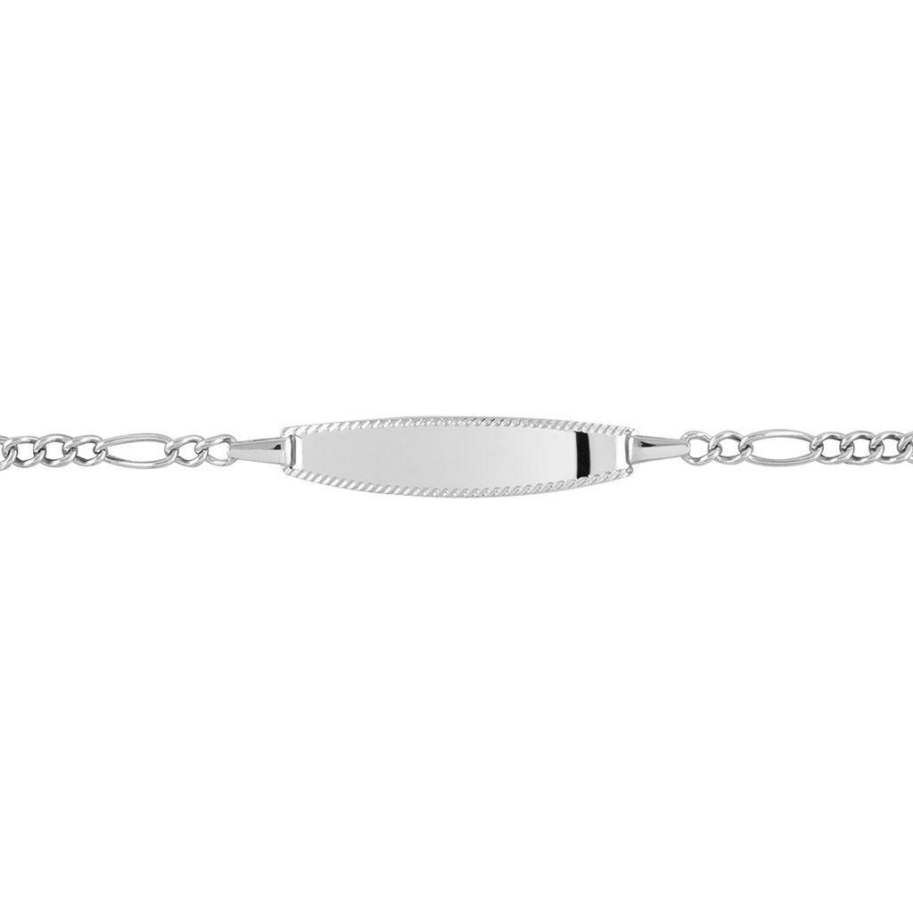 Bracelet Identité Bartolomee Or Blanc - Spannringe Kinder | OROVIVO