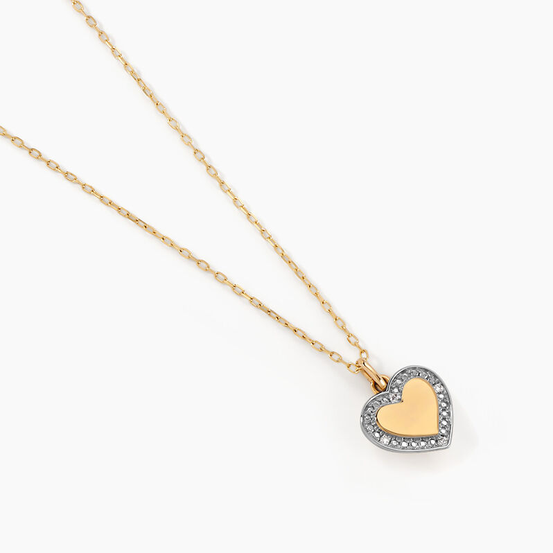 Collier Un Message Pour L'eternite Or Jaune Diamant - Spannringe Damen | OROVIVO