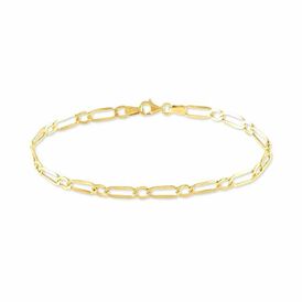 Damen Gliederarmband Figarokette Gold 375 - Armketten Damen | OROVIVO