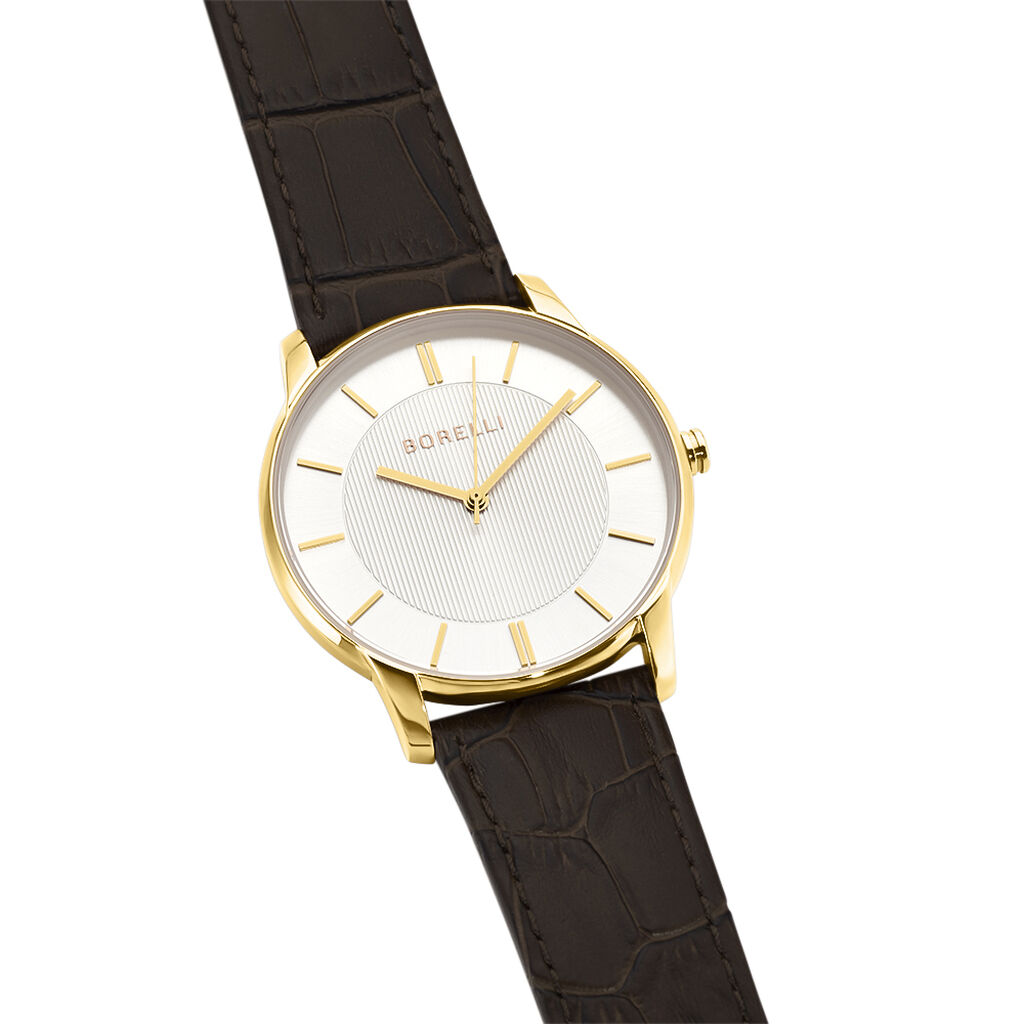 Borelli Herrenuhr Nizza Br.2432m/03 Quarz - Armbanduhren Herren | OROVIVO