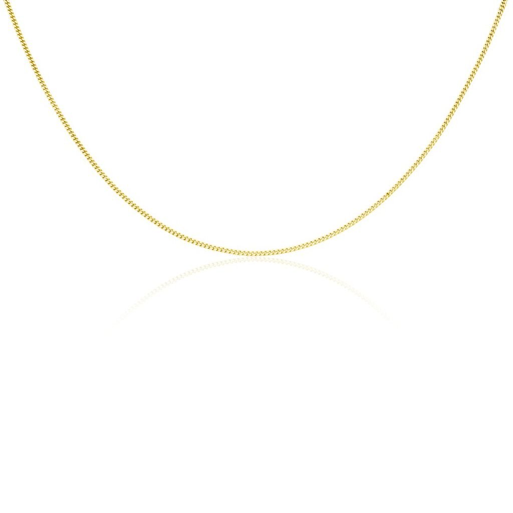 Unisex Panzerkette Gold 375  - Halsketten Unisex | OROVIVO