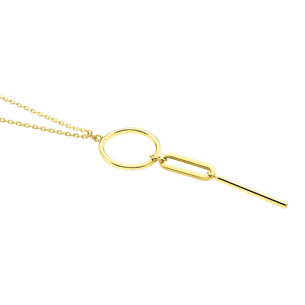 Damen Halskette Gold 375 Kreis Stab - Halsketten Damen | OROVIVO