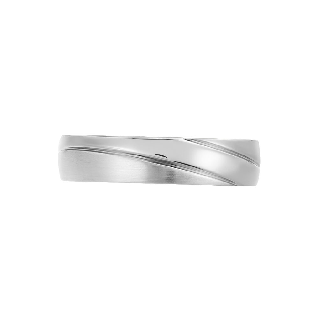 Bague Acier Blanc - Spannringe Herren | OROVIVO