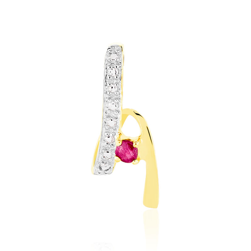Pendentif Kirsten Or Jaune Rubis - Spannringe Damen | OROVIVO