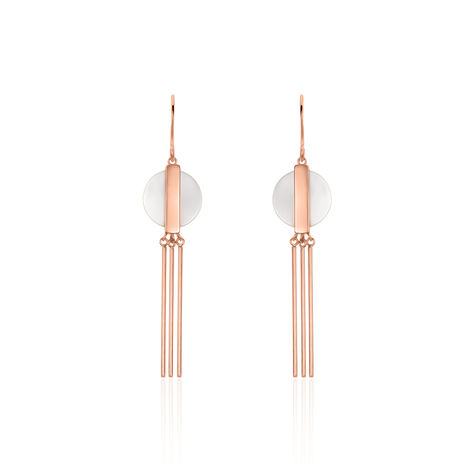 Damen Ohrhänger Lang Silber 925 Rosé Vergoldet - Ohrhänger Damen | OROVIVO