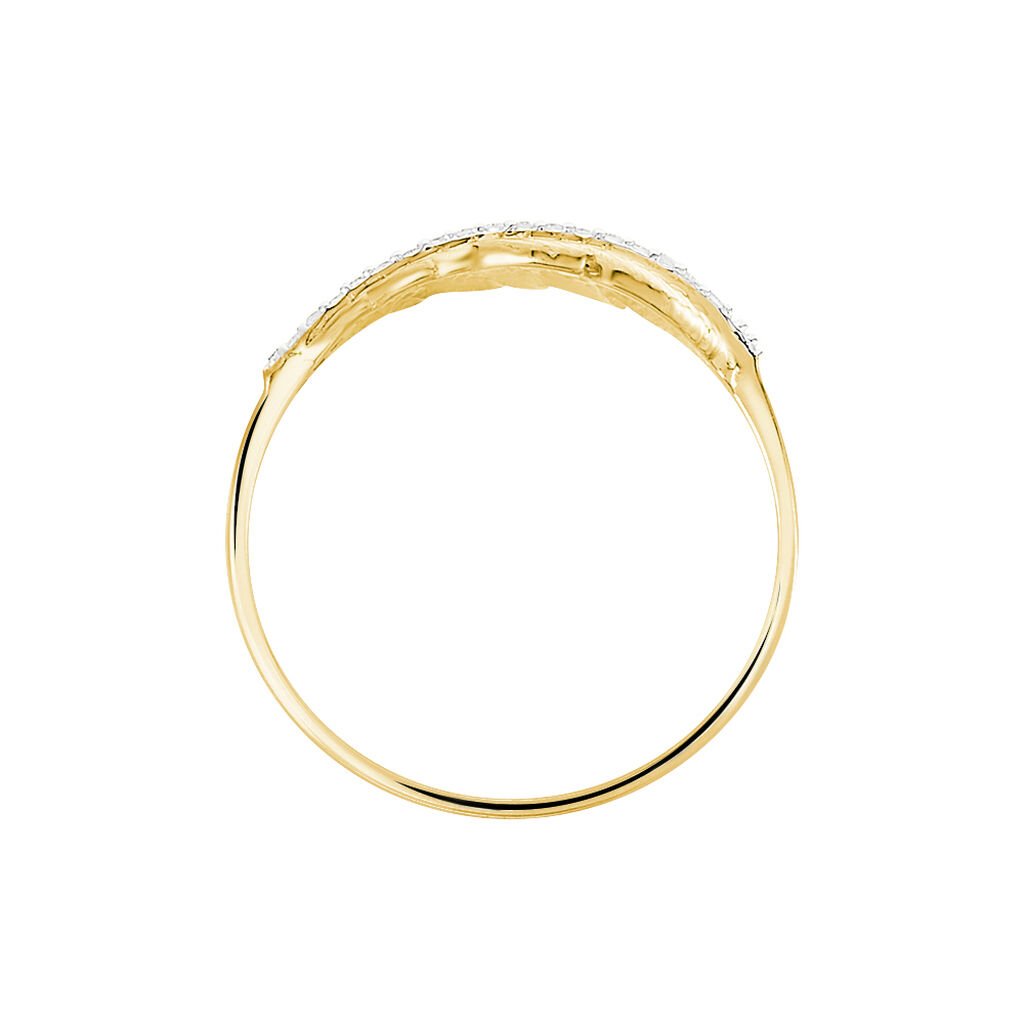Bague Paola Or Jaune Diamant - Spannringe Damen | OROVIVO