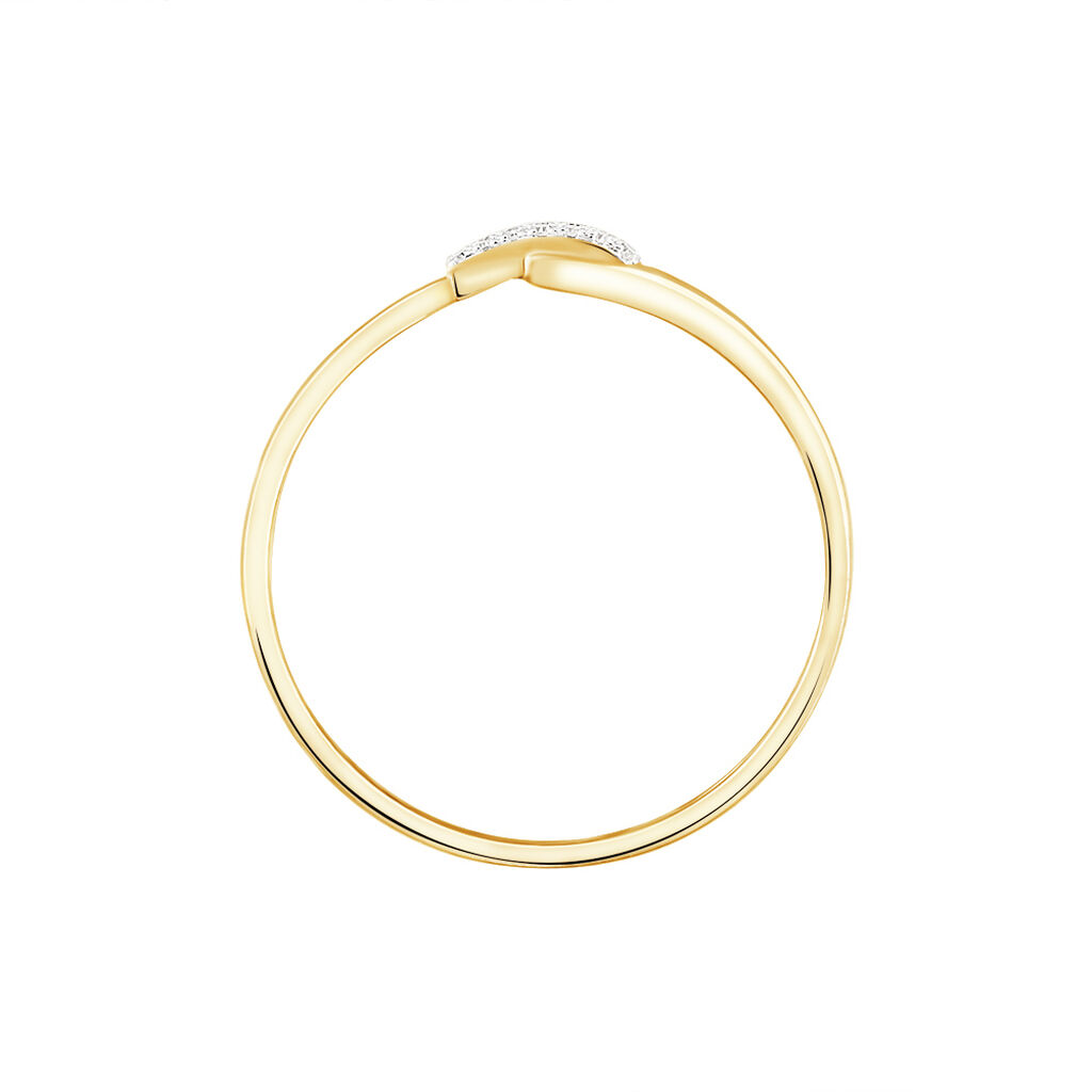 Bague Cyranna Or Jaune Diamant - Spannringe Damen | OROVIVO