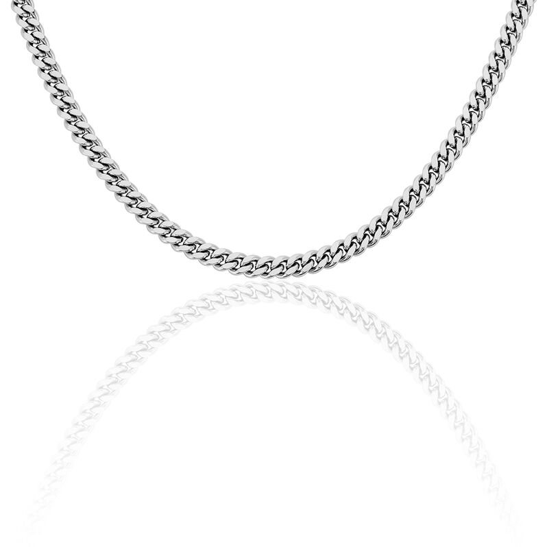 BISSER Herren Kette Edelstahl B 3 mm - Halsketten Herren | OROVIVO