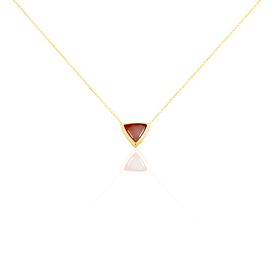 Damen Halskette Gold 375 Rosa Calcedon - Ketten mit Anhänger Damen | OROVIVO