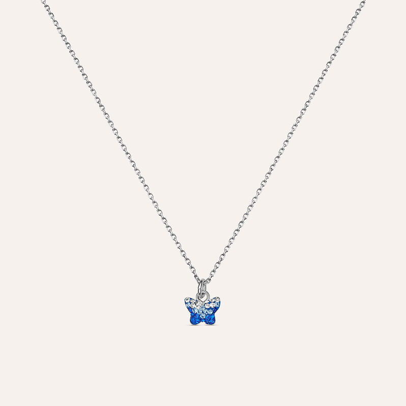 Collana Silver Baby Argento Rodiato Cristallo - Spannringe Kinder | OROVIVO