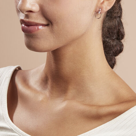 Damen Ohrstecker Silber 925 Rosé Vergoldet - Ohrstecker Damen | OROVIVO