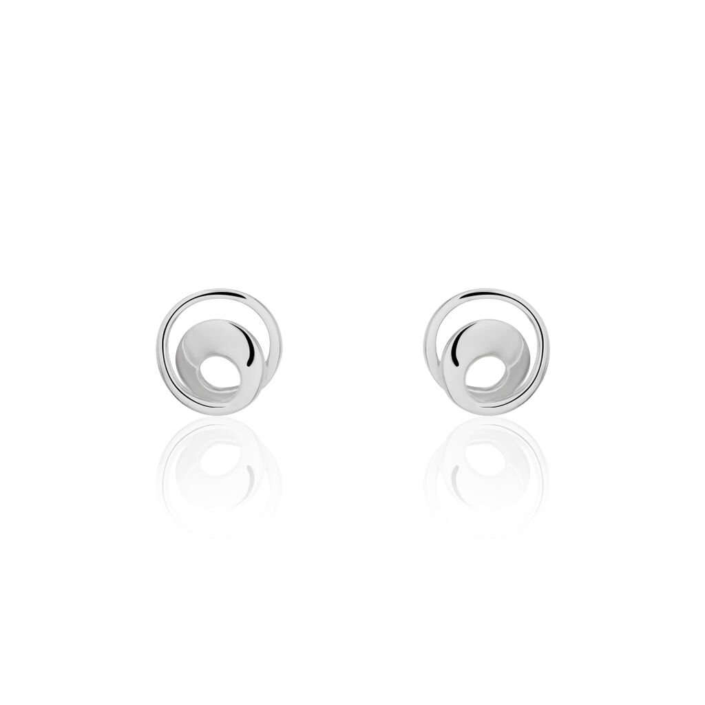 VISKA Damen Ohrstecker Silber 925 Spirale - Ohrstecker Damen | OROVIVO