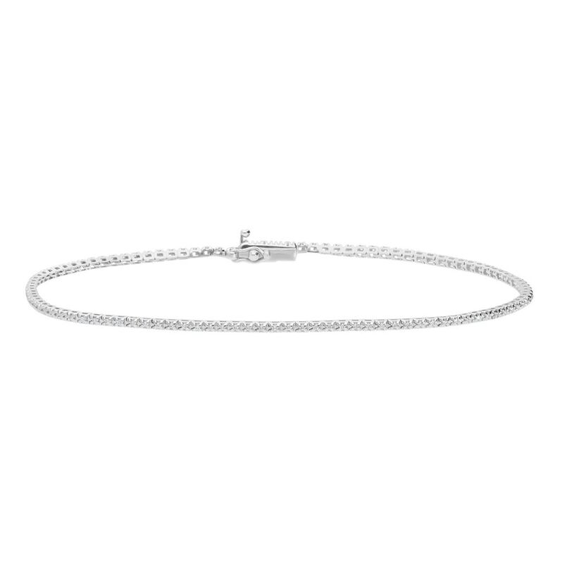 Tennis in oro bianco e diamanti 0.16 ct - Spannringe Damen | OROVIVO