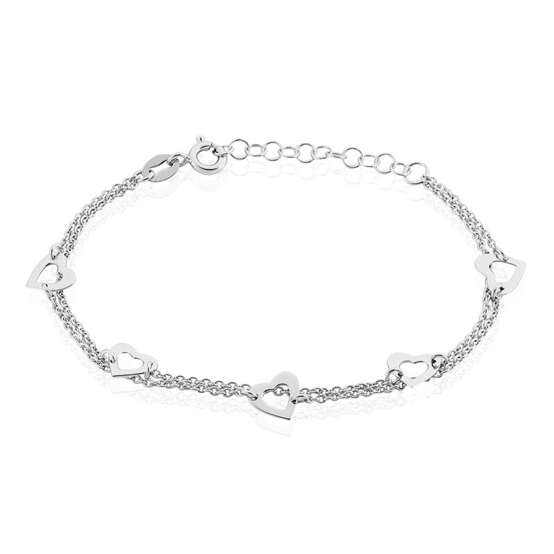Bracelet Suzy Argent Blanc - Spannringe Damen | OROVIVO