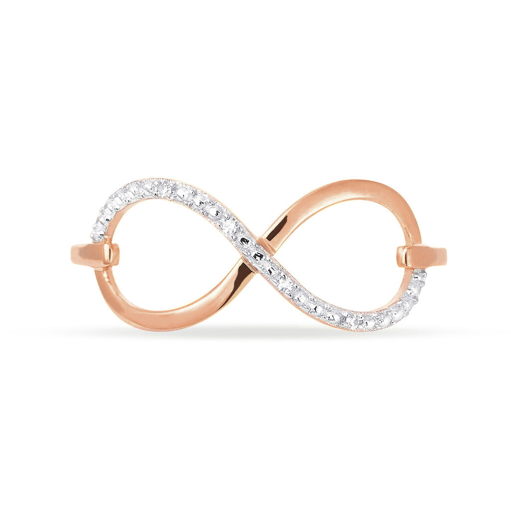 Bague Anais Or Rose Diamant - Spannringe Damen | OROVIVO