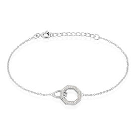 Damenarmband Silber 925 Zirkonia Oktogon - Armbänder Damen | OROVIVO