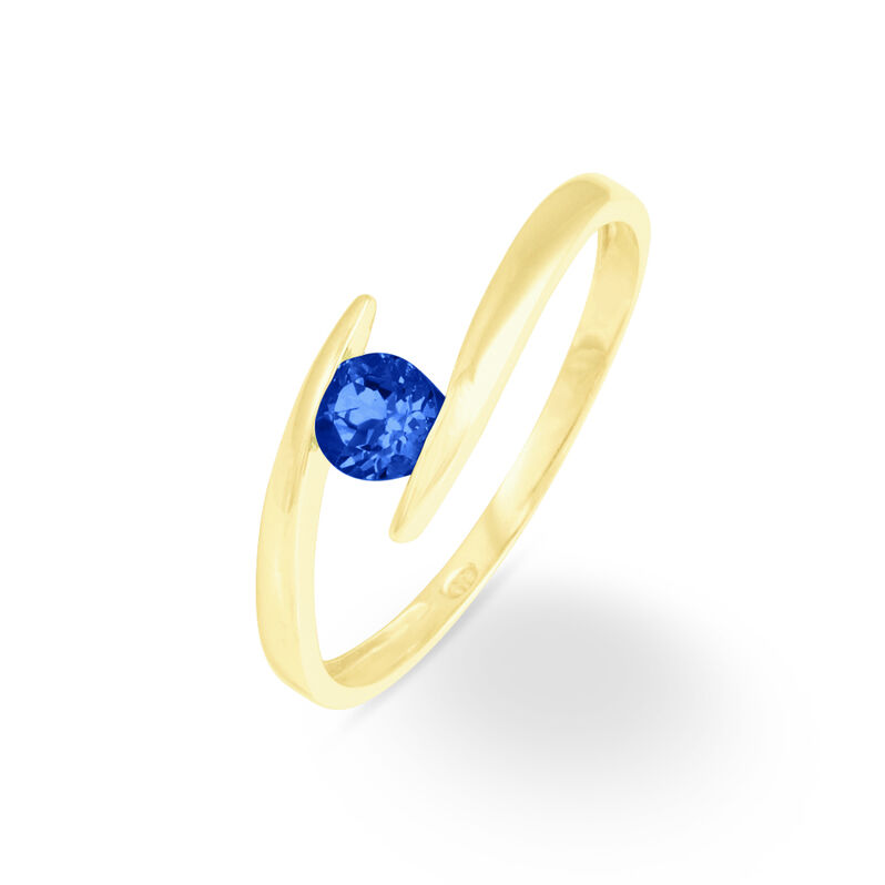 Bague Tiphaine Or Jaune Saphir - Spannringe Damen | OROVIVO