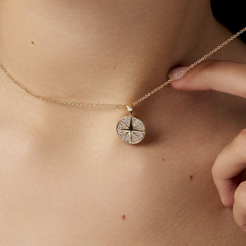 Collier Plaque Or Maria-carmen Oxyde - Spannringe Damen | OROVIVO