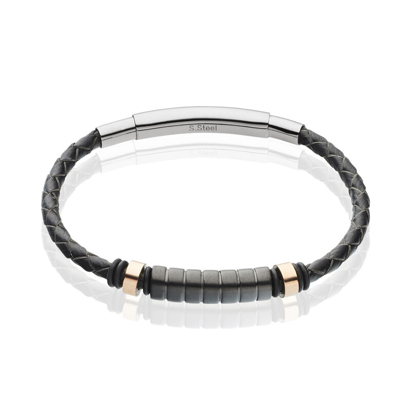 Bracelet Acier Et Carbone - Spannringe Herren | OROVIVO