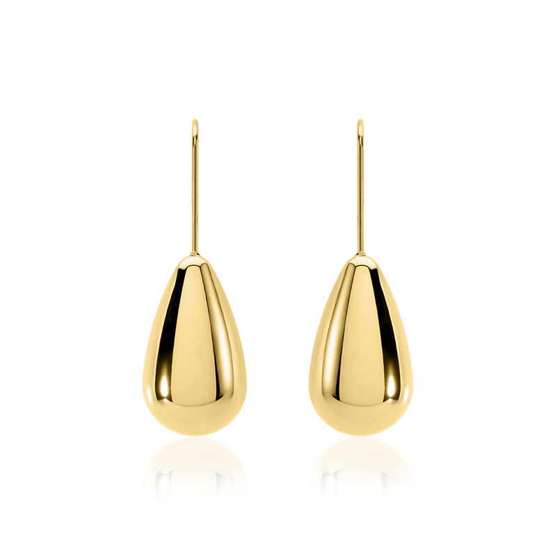 ALESSIA Damen Ohrringe Lang Edelstahl vergoldet Tropfen - Ohrringe Damen | OROVIVO