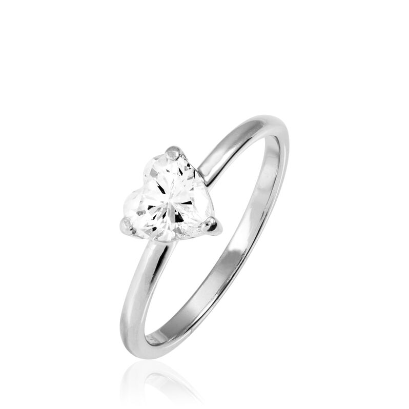Bague Martyna Argent Blanc Oxyde De Zirconium - Spannringe Damen | OROVIVO