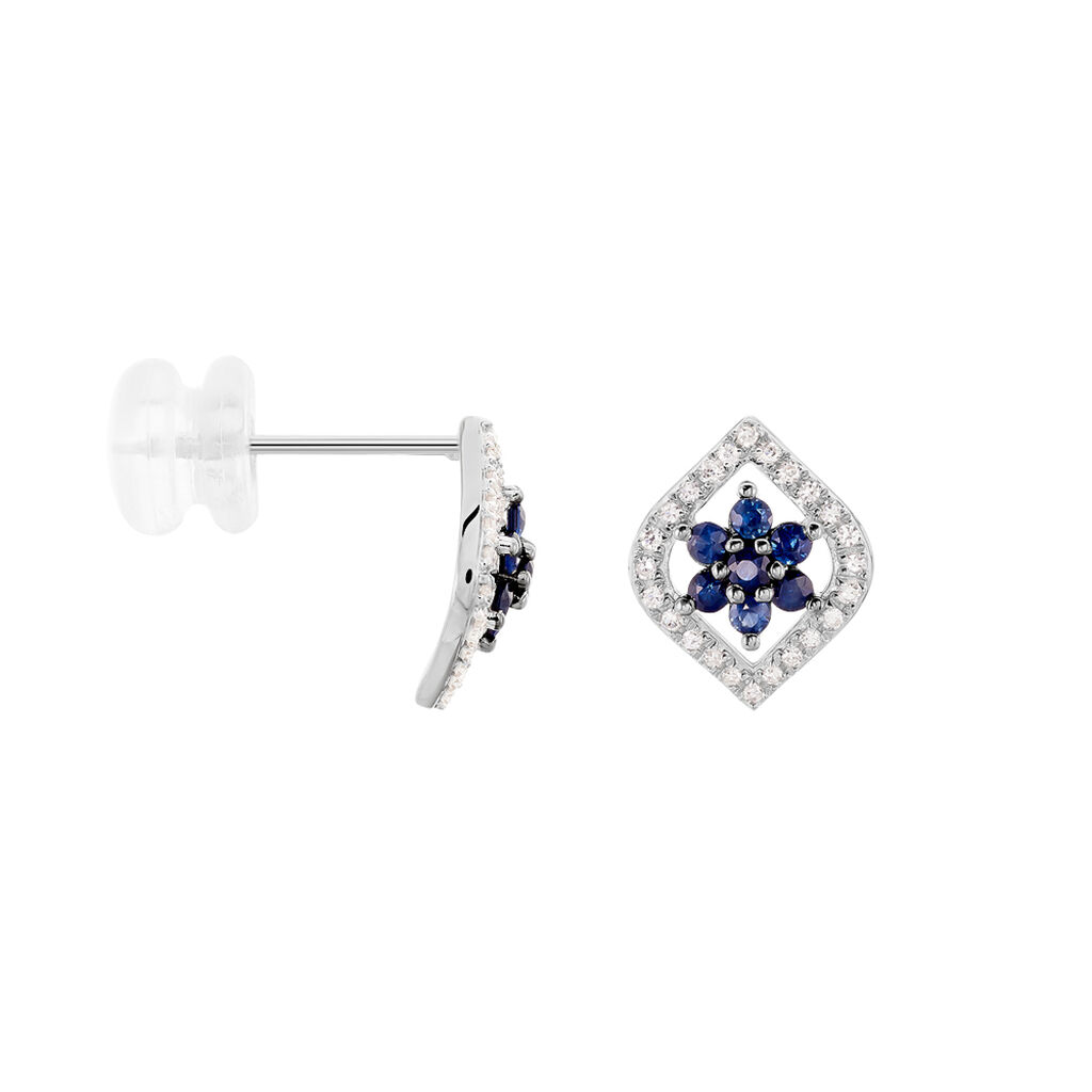 Boucles D'oreilles Or Weiss Linaelle - Spannringe Damen | OROVIVO