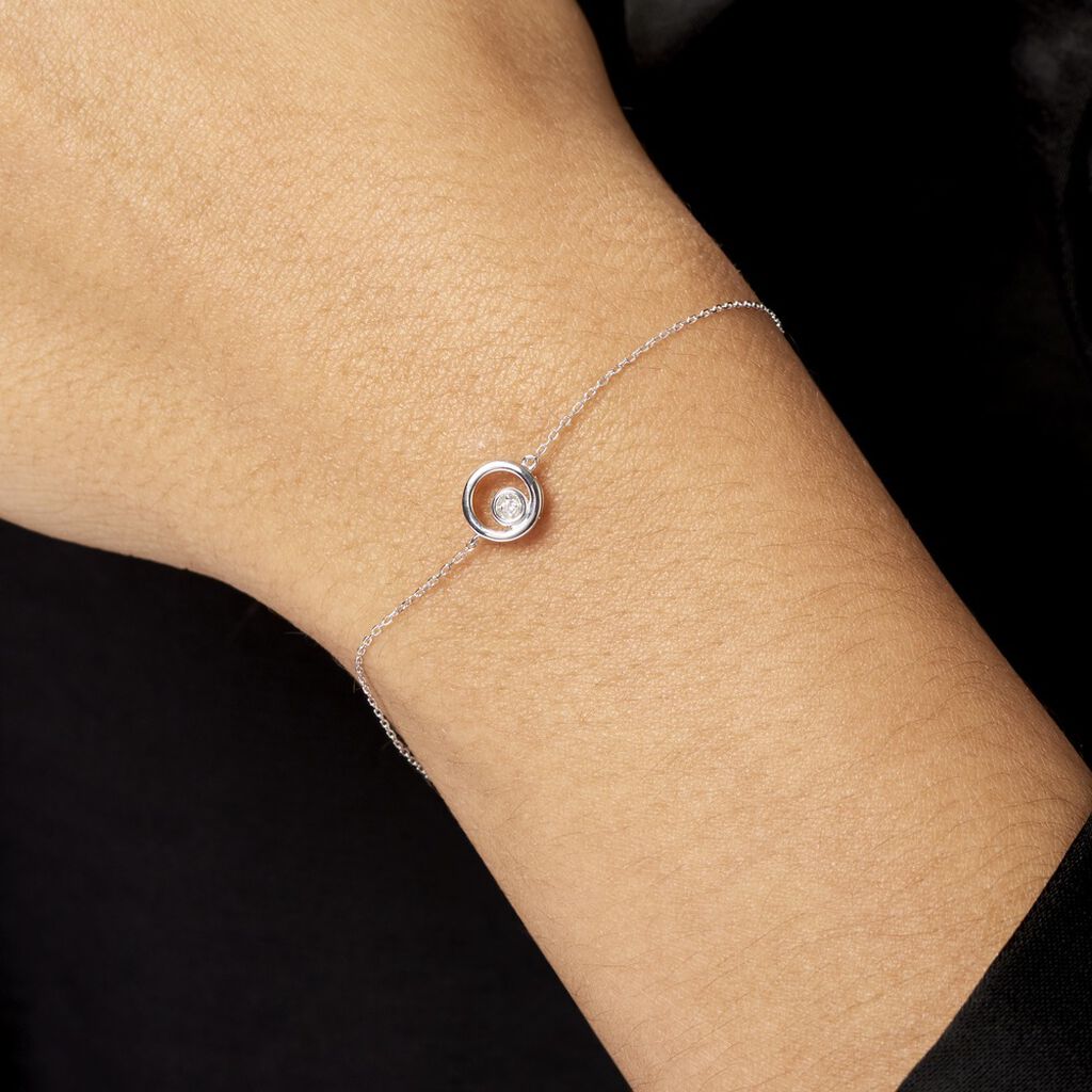 Bracelet Or Weiss Fidelia - Spannringe Damen | OROVIVO