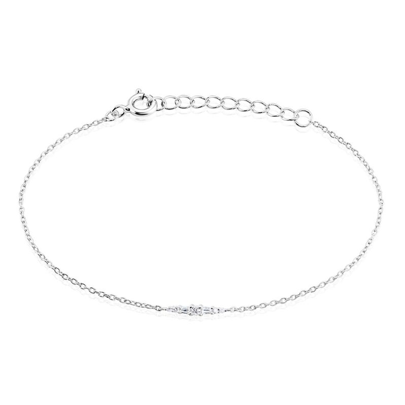 Bracelet Adriaan Argent Weiss Oxyde De Zirconium - Spannringe Damen | OROVIVO