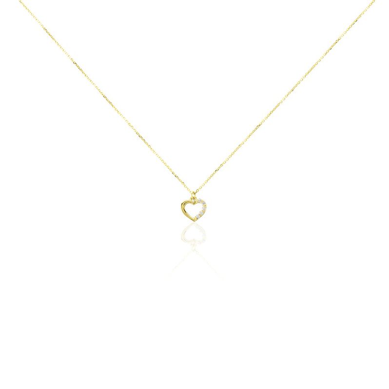 Collier Or Jaune Vehanouche Oxydes De Zirconium - Spannringe Kinder | OROVIVO