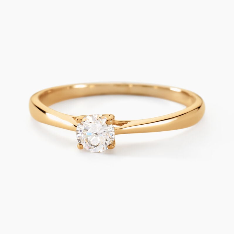 Bague Victoria Or Jaune Diamant - Spannringe Damen | OROVIVO