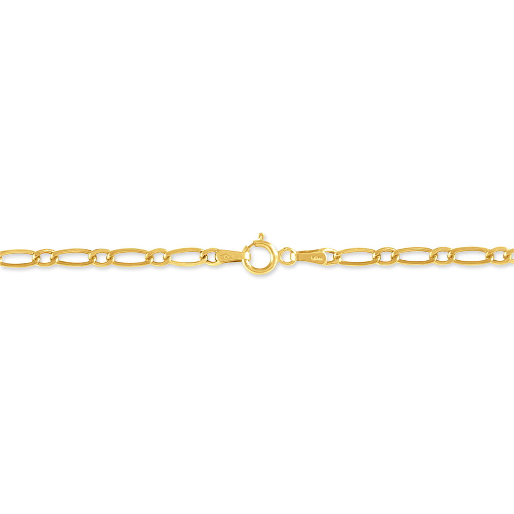 Damen Gliederarmband Figarokette Gold 375 - Armketten Damen | OROVIVO