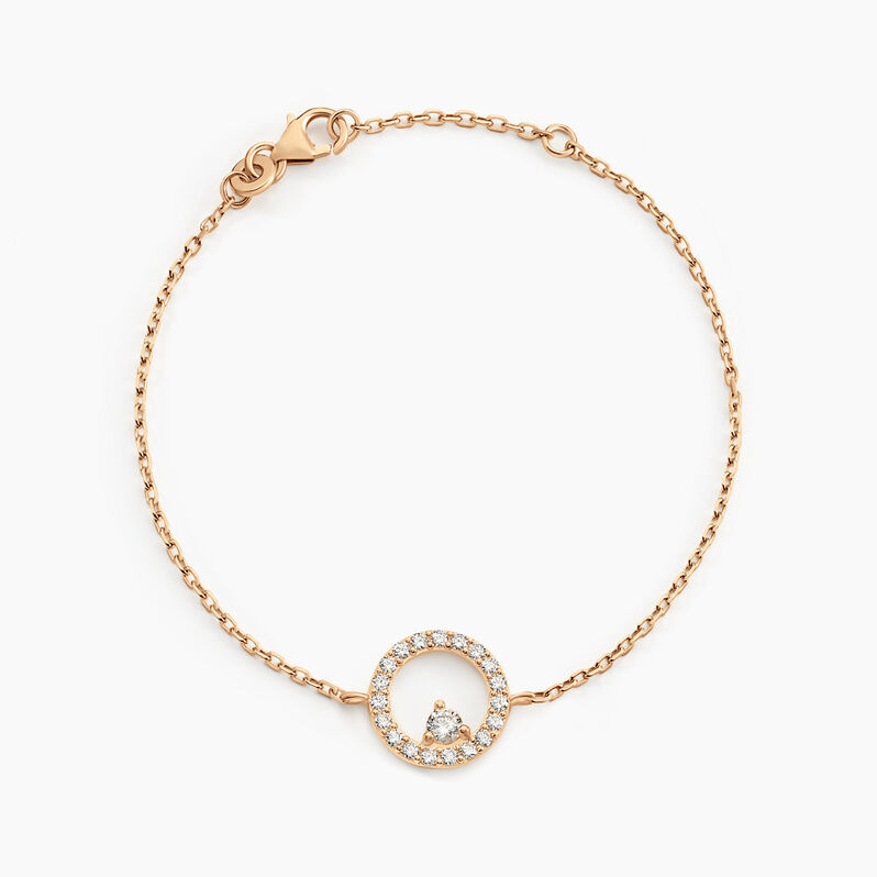 Bracelet Plaqué Or Et Oxyde - Spannringe Damen | OROVIVO