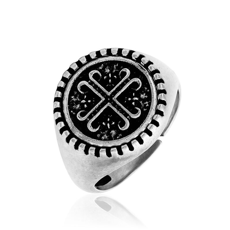 LEON Herren Ring Edelstahl - Siegelringe Herren | OROVIVO