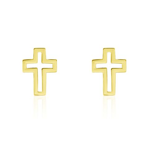 Damen Ohrstecker Gold 375 Kreuz - Ohrstecker Damen | OROVIVO