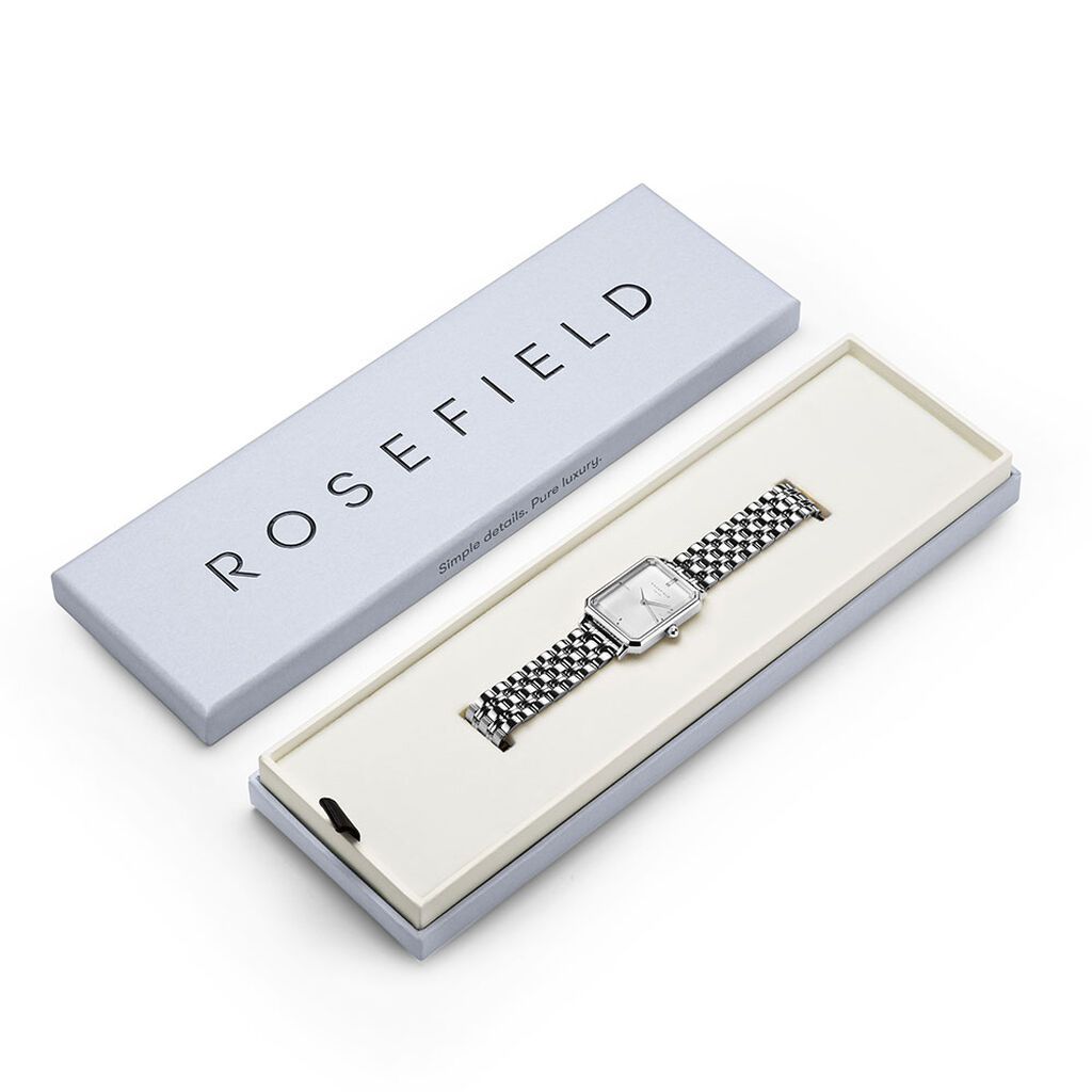Montre Rosefield Octagon Weiss - Spannringe Damen | OROVIVO