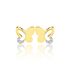 BARTHA 2 Kinder Ohrstecker Gold 333 (8 Karat) Zirkonia Wei&szlig; Schmetterling