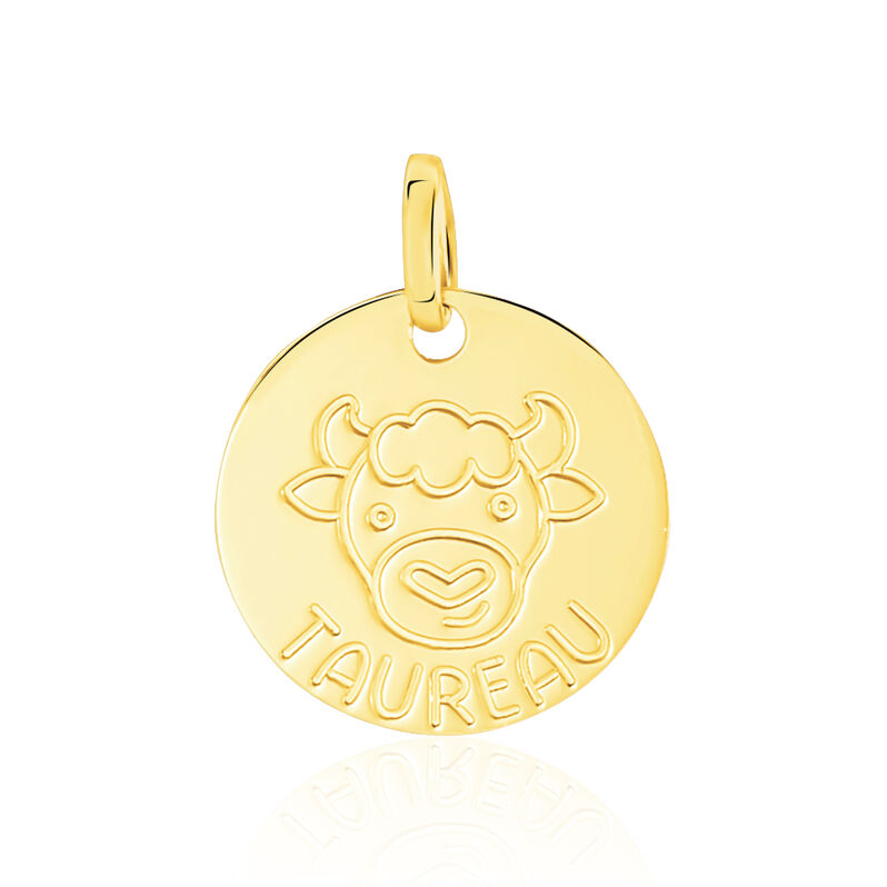 Pendentif Or Jaune Zodiaque Taureau - Spannringe Kinder | OROVIVO