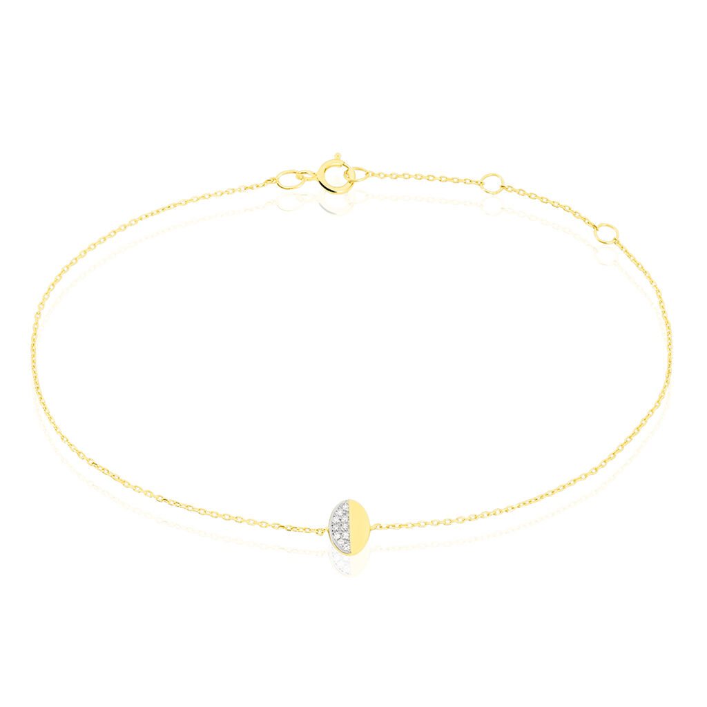 Bracelet Emilia Or Jaune Diamant - Spannringe Damen | OROVIVO