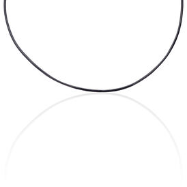 Unisex Lederkette Silber 925 45cm - Ketten ohne Anhänger Unisex | OROVIVO