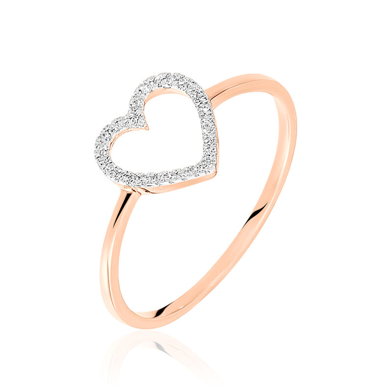 Bague Maude Or Rose Diamant - Spannringe Damen | OROVIVO