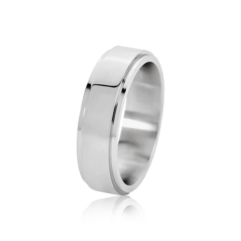 BOND Unisex Ring Edelstahl B 6 mm - Ringe Unisex | OROVIVO