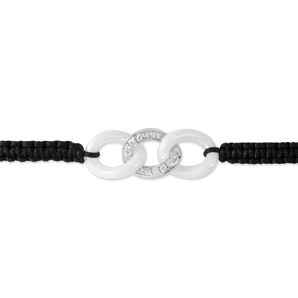 Bracelet Argent Et Céramique - Spannringe Damen | OROVIVO