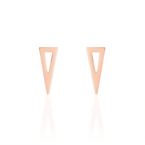 Damen Ohrstecker Lang Edelstahl Rosé Vergoldet - Ohrringe Damen | OROVIVO