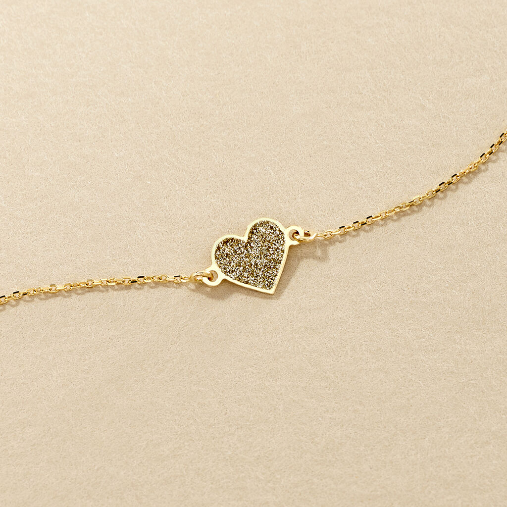 Armband Gold 375 Herz